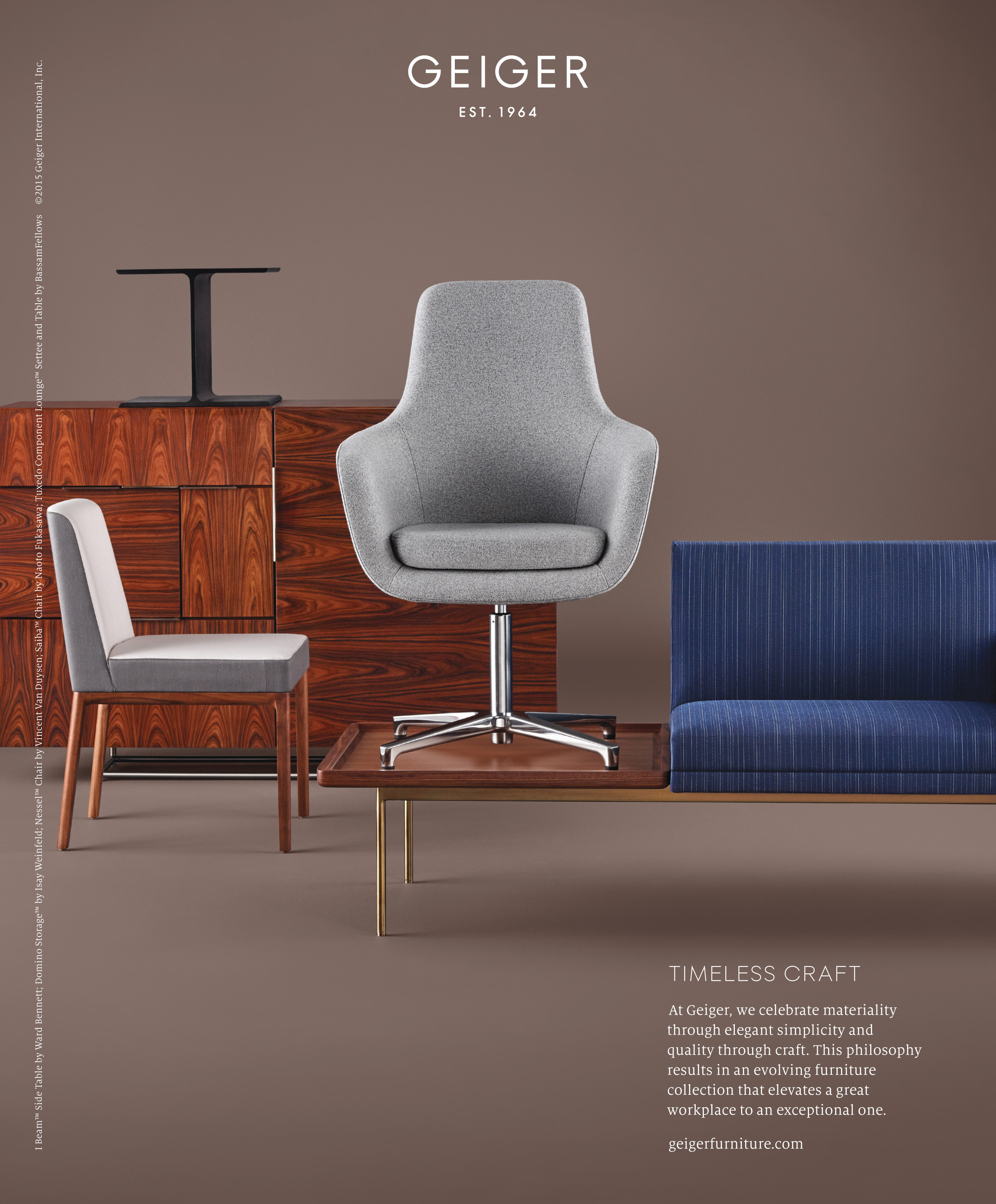 Nessel Chair For Geiger Featured In Fall 2015 Campaign En