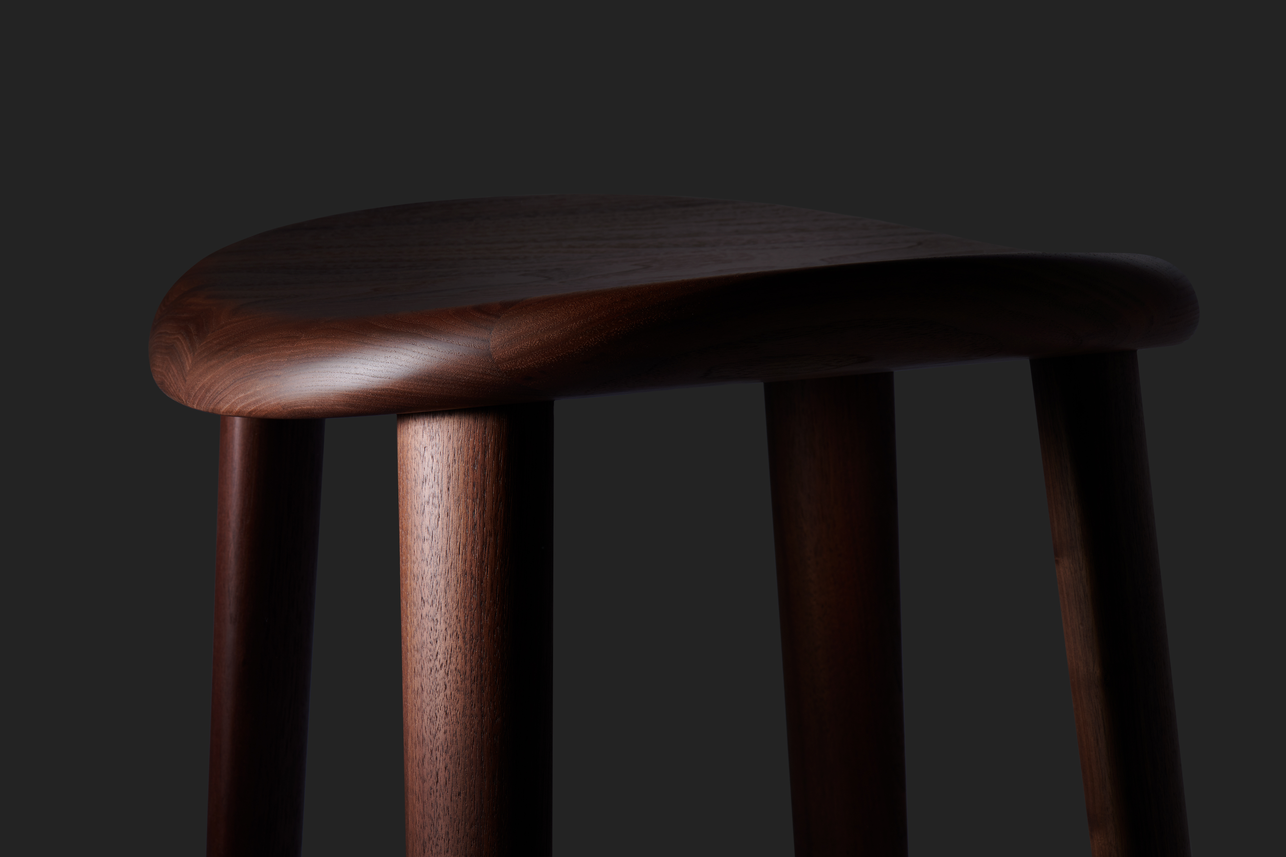 07 Hinode Stool Walnut b